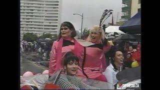 Vancouver Pride Parade (1996): Odyssey nightclub entry.