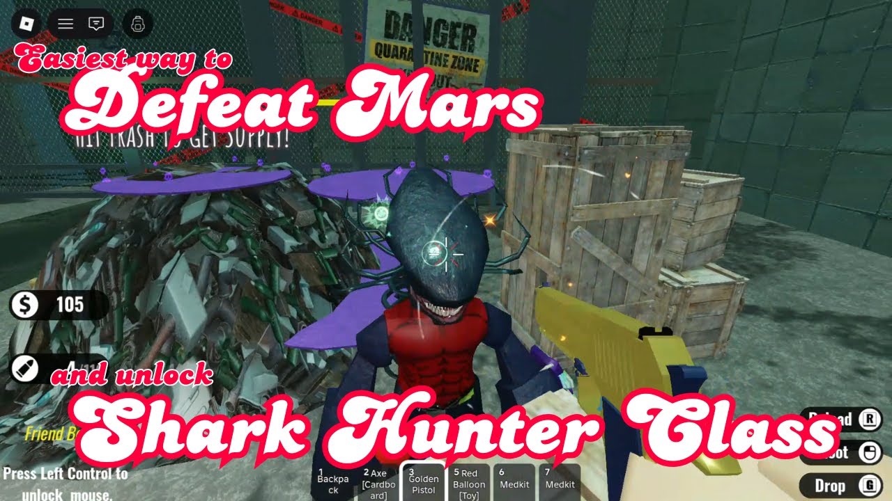 Easiest way to unlock Shark Hunter Class | Dead Sewers | Defeat Mars, Biological Sample easily