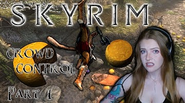FIRST playthrough of Skyrim BUT I HAVE CROWD CONTROL ENABLED | Part 1