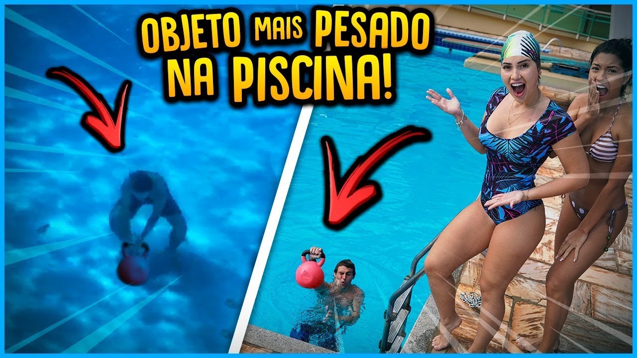 entretenimento para casamento QUEM PEGAR O OBJETO MAIS PESADO NA PISCINA MAIS FUNDA GANHA 5000R$!! (DEU RUIM ?) [ REZENDE EVIL ]