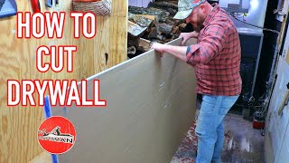 How to cut Drywall Easily