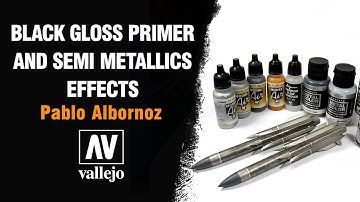 BLACK GLOSS PRIMER & SEMI-METALLICS EFFECTS by Pablo Albornoz✈️⚙️