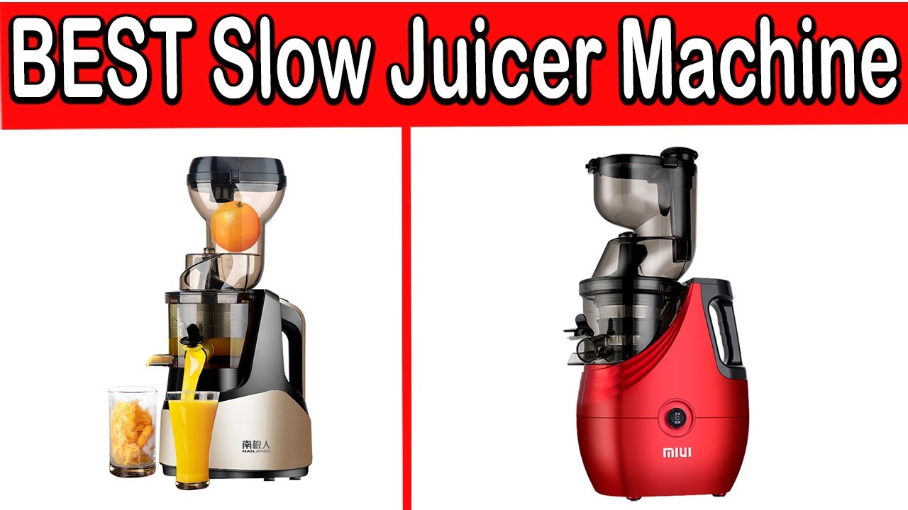 TOP 5 BEST Slow Juicer Machine Review 2023 YouTube