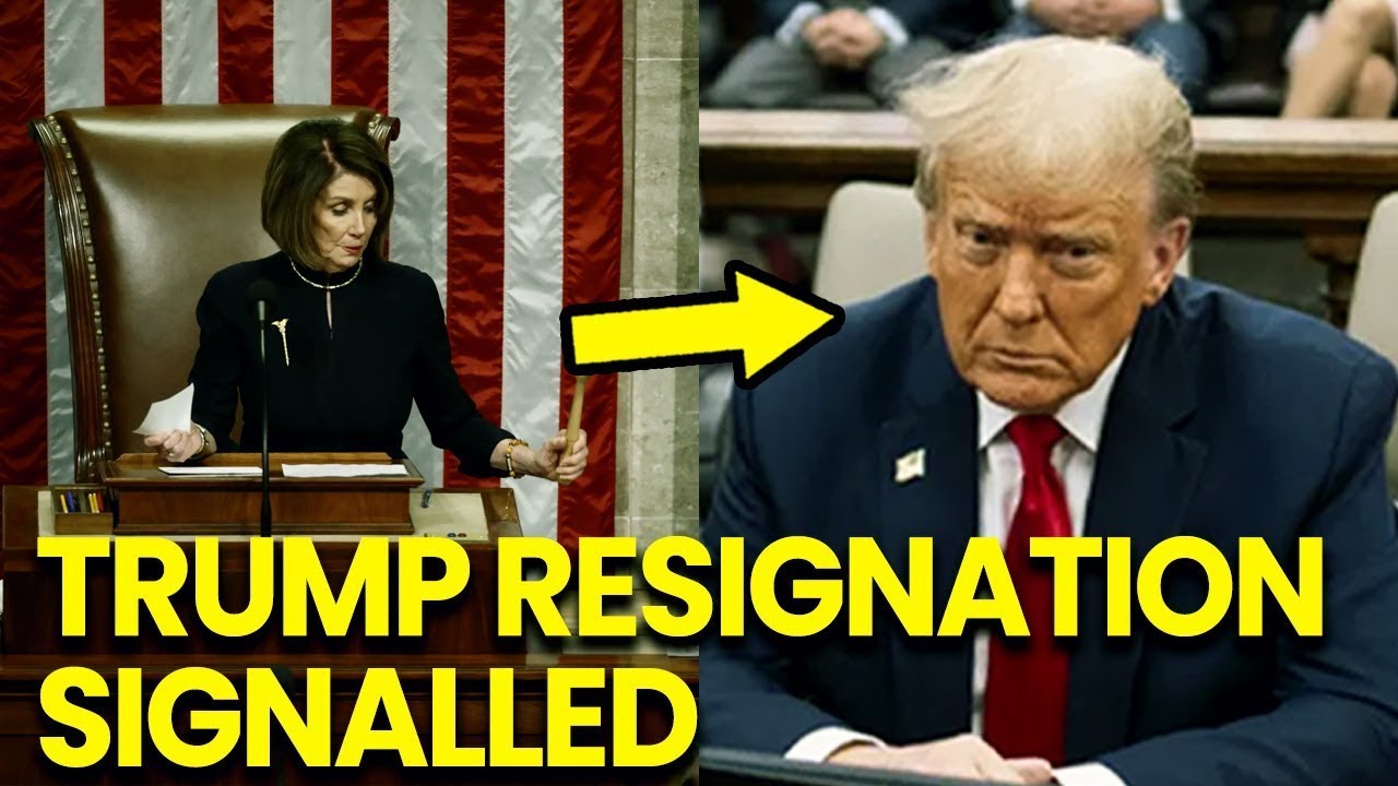 Trump EXPLODES as Lawmakers SIGNAL HIS Resignation