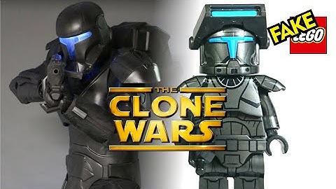 Fake Lego Black-Dark Clone Commando Clone Wars Custom Minifigure by KORUIT XP 370