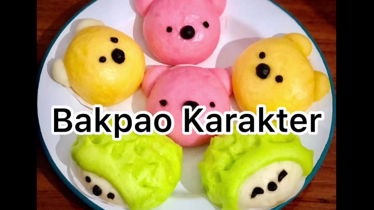 Membuat Bakpao Karakter  YouTube