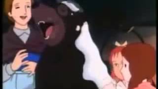 Bear tickled by girls
