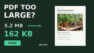 Information PDF Too Large to Upload Compress It for Free (Real Test) News