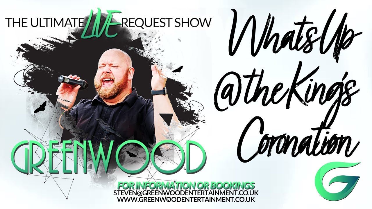 Steven Greenwood performing "What's Up" live at The King's Coronation Celebration in Cleethorpes