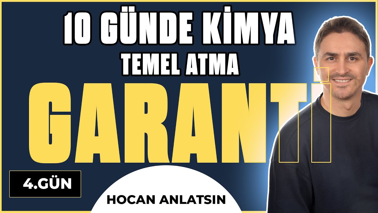 4.GÜN I HOCAN ANLATSIN I 10 GÜNDE TEMEL ATMA KİMYA GARANTİ KAMPI