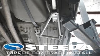 2005-2014 Mustang Torque Box Brace Install - Steeda