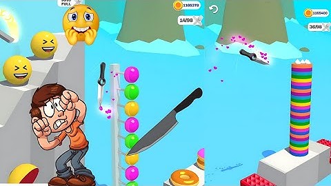 ASMR Slicing Game! Top Mobile Game! Relaxing sounds! Satisfying Video ! ASMR Slicing Gameplay