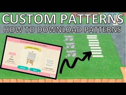 HOW TO DOWNLOAD CUSTOM PATTERNS FROM THE INTERNET | Animal Crossing New Horizons