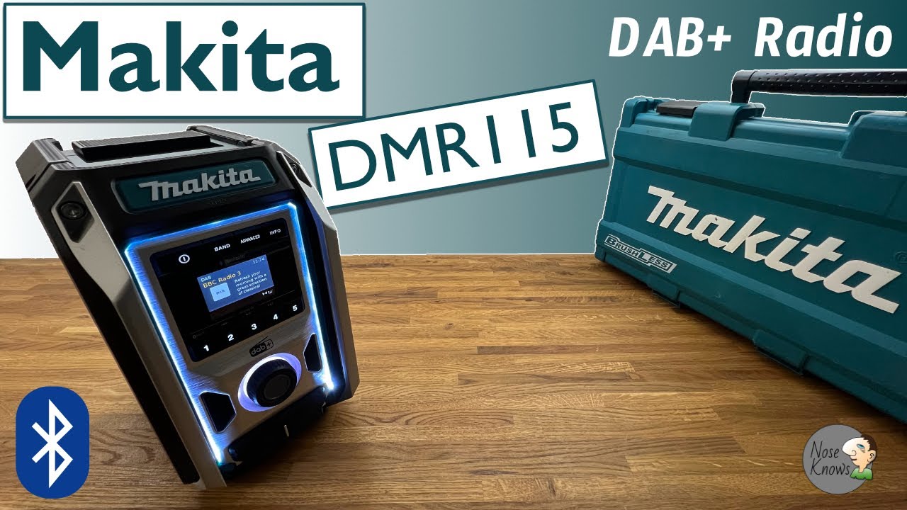 DMR115 Dab plus job site radio - Review and Ideal radio for work or the beach. - YouTube