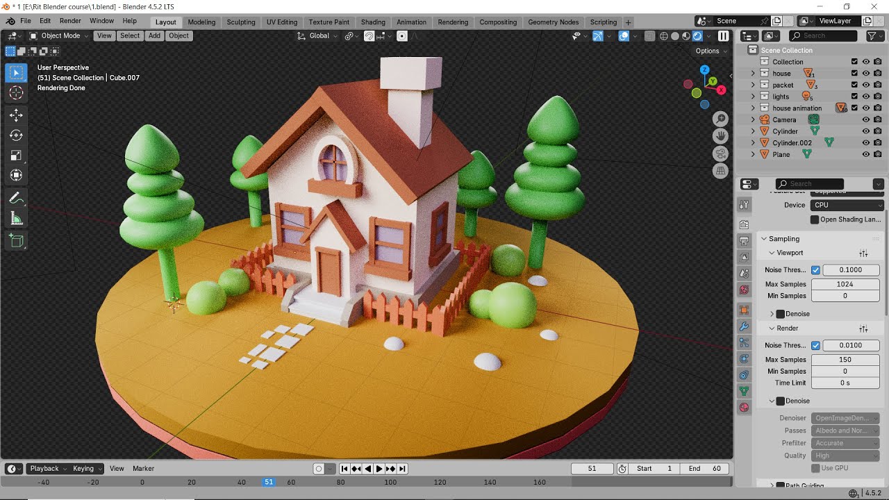 3d Foundations : First steps Blender full course