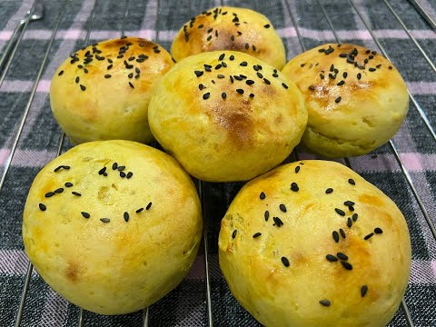 Video #12. BÁNH KHOAI LANG NHÂN PHÔ MAI | Cheesy sweet... - youtube