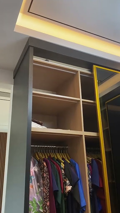 Bikin lemari pakaian estetik gini habis berapa? Simak videonya!! #dekorasirumah #rumahminimalis