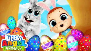 Baby John’s First Egg Hunt | Fun Animal Sing Along Songs by Little Angel Animals