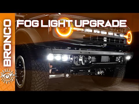 2021 Bronco Triple LED Fog Light Upgrade from ORACLE Lighting- DIY Install Guide