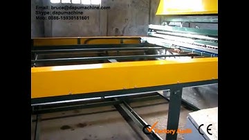 Automatic fence mesh welding machine and bending machine