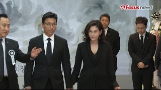 [영상]이서현-김재열 부부, 故이맹희 회장 빈소 조문
