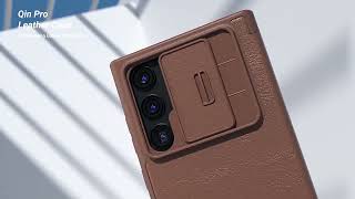 Samsung Galaxy S22 Series Camera Protection QIN Leather Flip Case screenshot 3