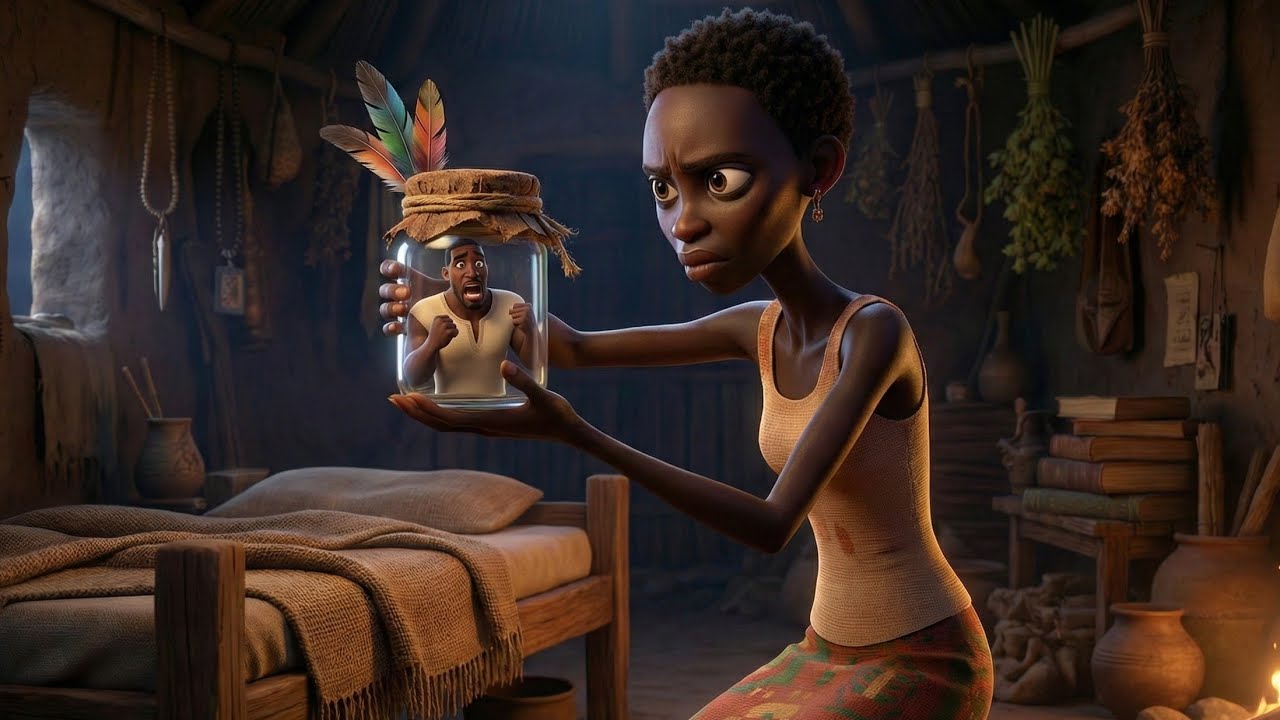 ELLE A MIS SON MARI DANS LA BOUTEILLE #conteafricain 