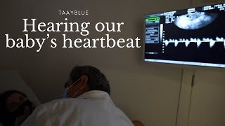 Hearing Our Baby’s Heartbeat For The First Time! Our Fertility Journey | Episode 11 | TAAYBLUE