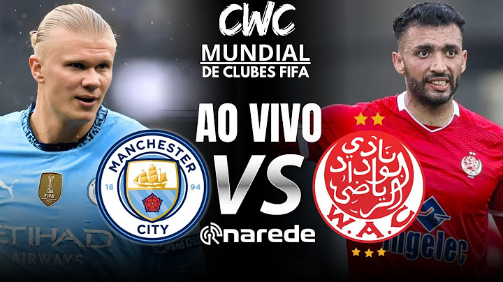 MANCHESTER CITY X WYDAD CASABLANCA MUNDIAL DE CLUBES DA FIFA 2025 AO VIVO - REACT