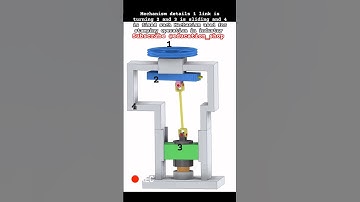 four bar chain mechanism #mechanical #automobile #engineering