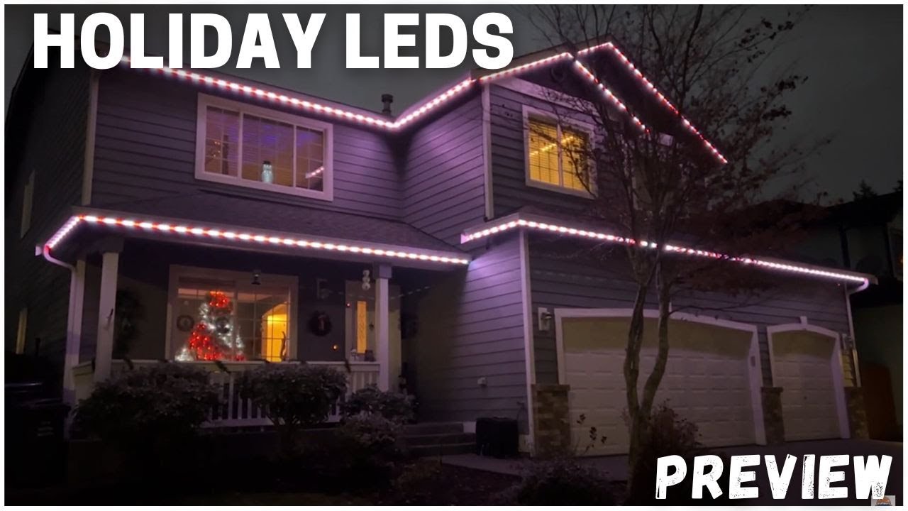 Permanent Holiday Lights preview YouTube