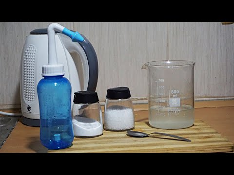 Kako Napraviti Rastvor Soda Bikarbone za Zapušen Nos (LEK za SINUSE)