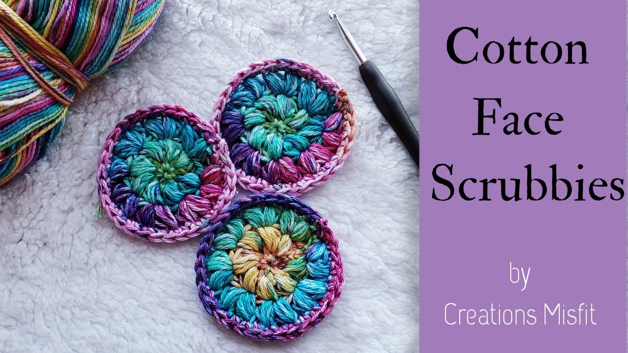 Cotton Face Scrubbies - Crochet Tutorial