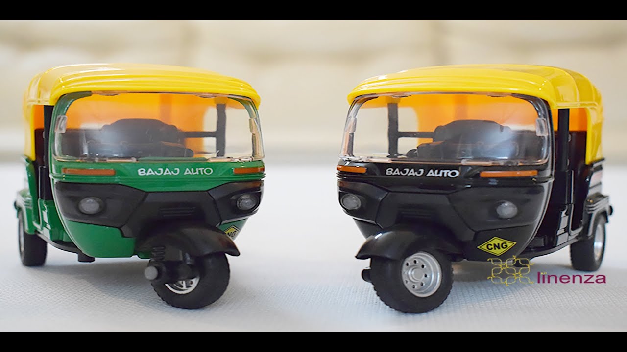 Die Cast Auto Rickshaw Unboxing and Review by Linenza - YouTube