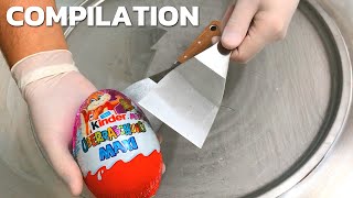 Surprise Eggs - Ice Cream Rolls (Compilation) | kinder Surprise Egg Opening | Satisfying Video ASMR Surprise Eggs - Ice Cream Rolls (Compilation) | kinder Surprise Egg Opening | Satisfying Video ASMR