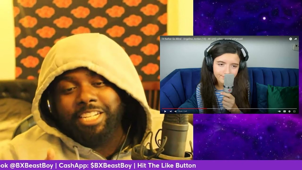 FIRST TIME HEARING Angelina Jordan I'd Rather Go Blind Reaction