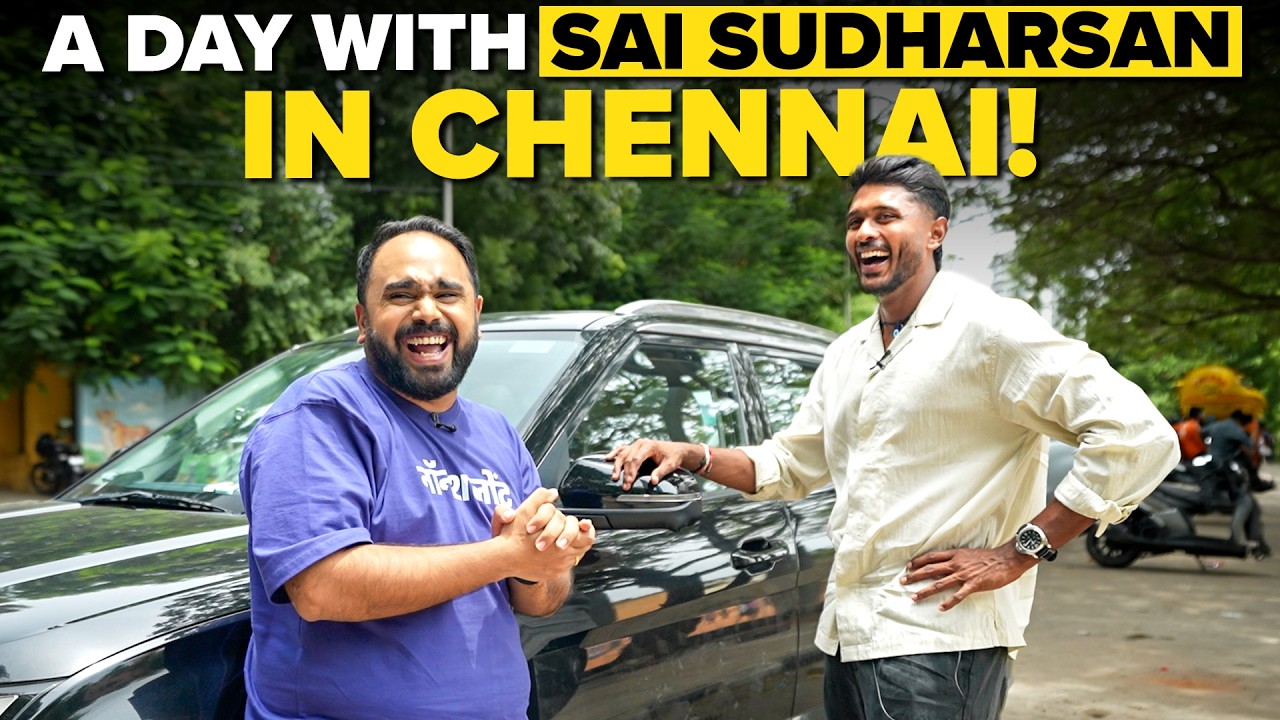 I Spent A Day With Team India's Young Star Sai Sudharsan! 🏏