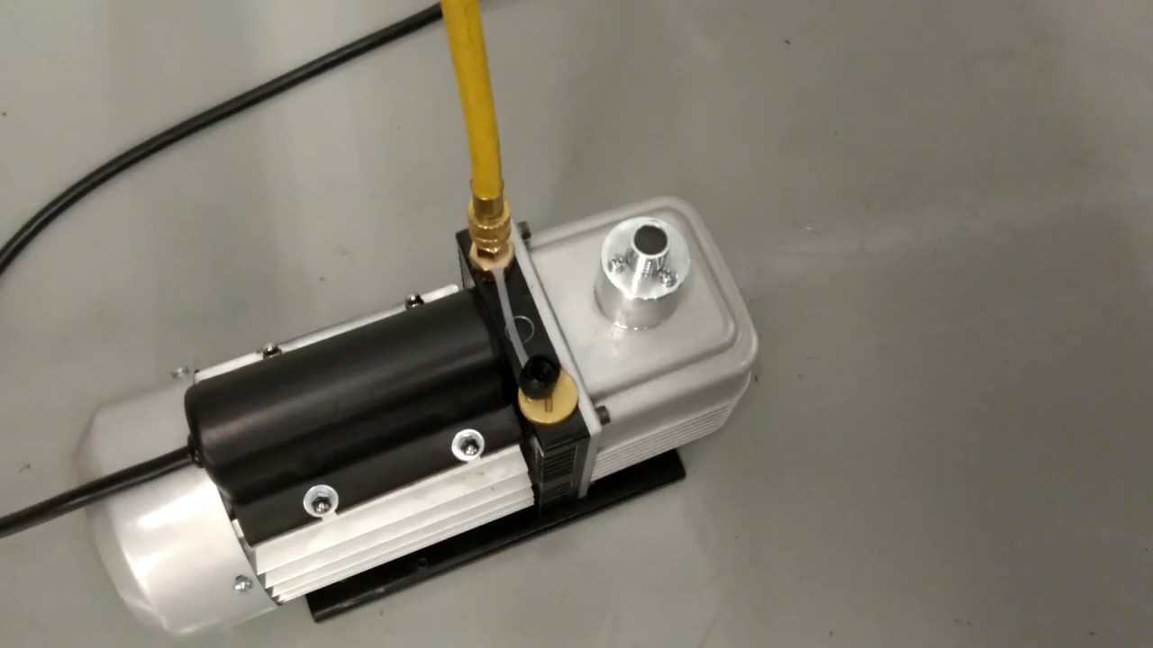 A/C vacuum pump blowing smoke rings YouTube
