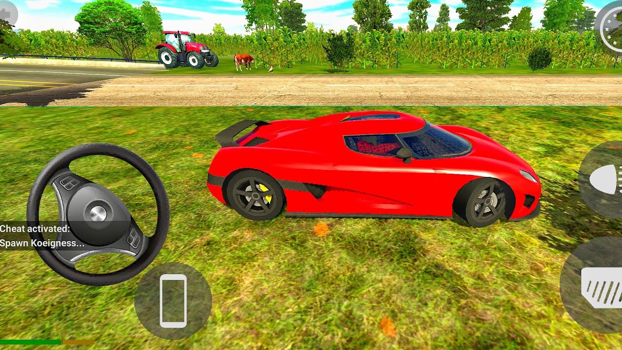 🔥 Экстремальная скорость Koenigsegg 🚀 | Карта Indian Cars Simulator 3D | Indian Bike Driving 3D