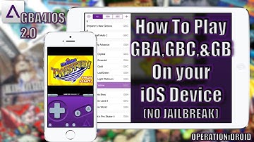How To Get GBA4iOS 2.0 and ROMs (NO JAILBREAK) (NO COMPUTER)