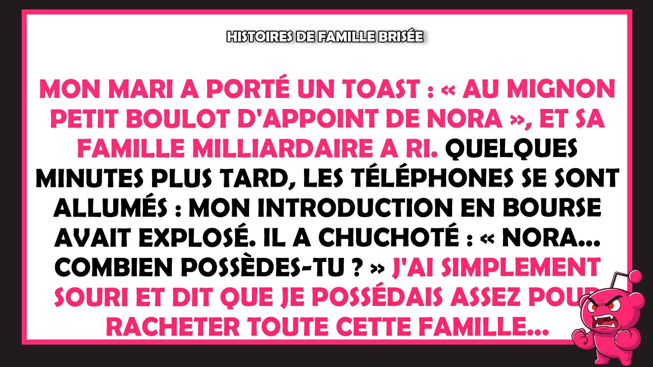 Mon mari s'est moqué de mon « petit boulot » — puis mon IPO a fait la une.