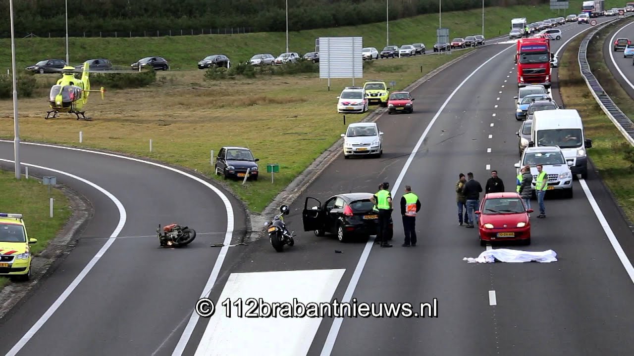 Motorrijder Omgekomen Bij Ongeluk Op A50 Bij Son Snelweg Richting 