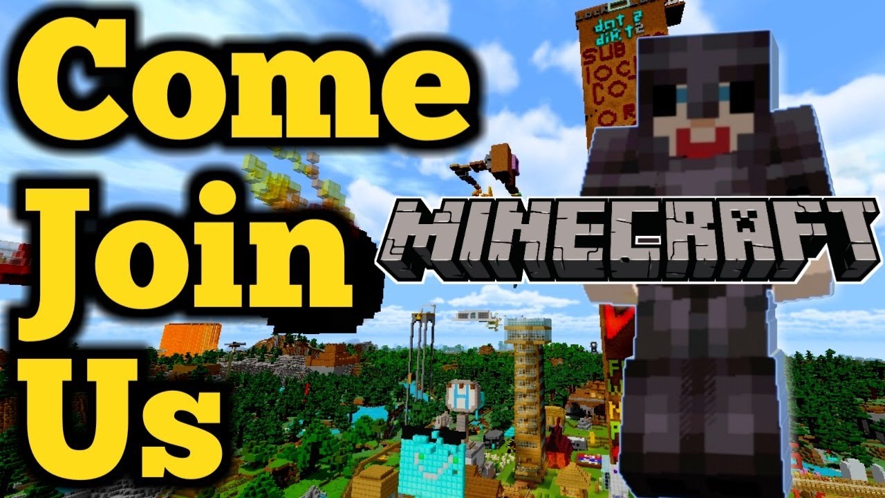 Minecraft Live Stream, Come Join - YouTube