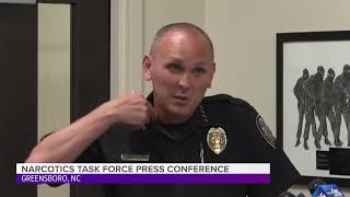 Press conference: Guilford County Narcotics Task Force