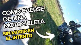 COMO Caerse de una MOTOCICLETA de forma SEGURA