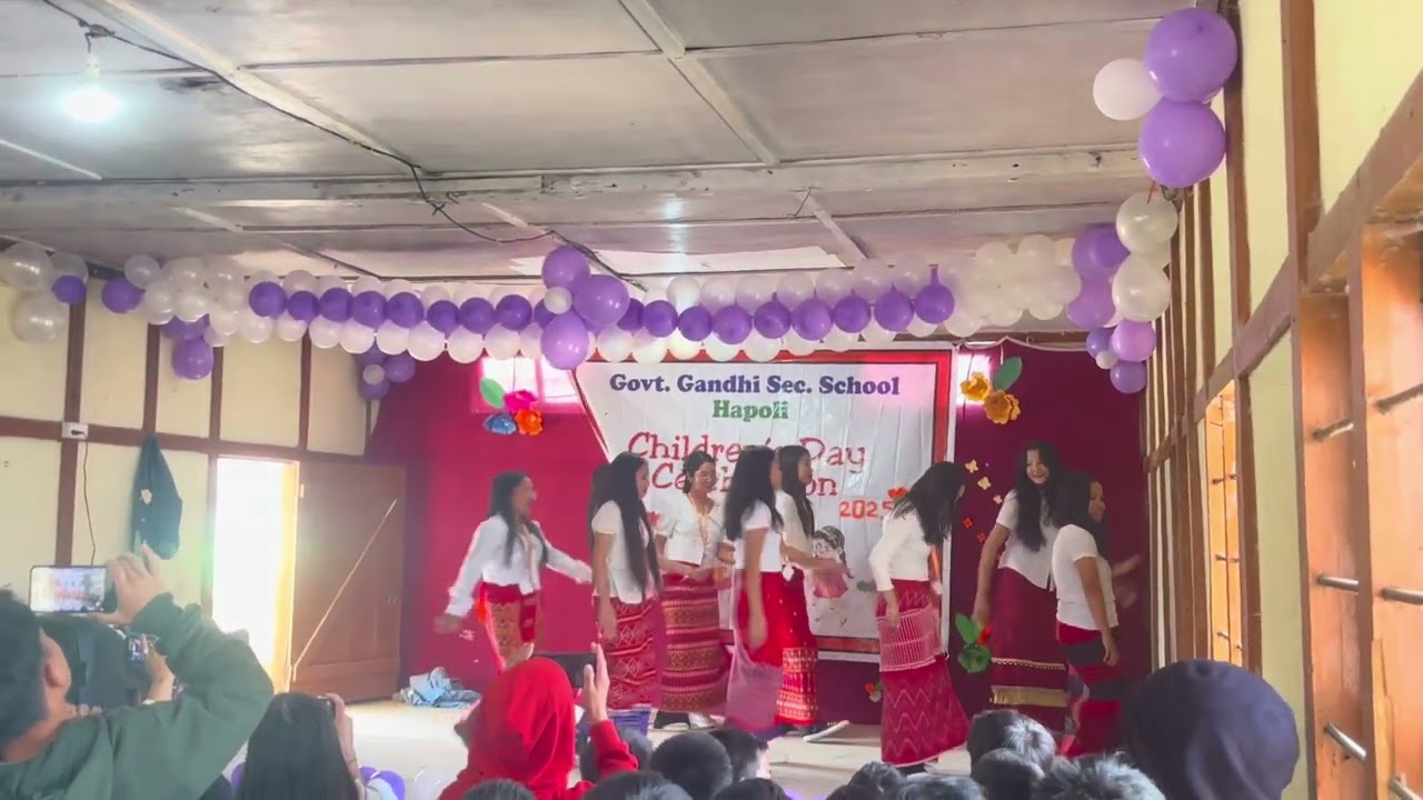Children’s day dance by Teacher Trainees | Gandhi school Intern| Hapoli
