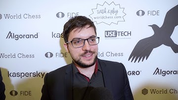 Jerusalem Grand Prix 2019 Round 1, Game 1. Interview with Veselin Topalov and Maxime Vachier Lagrave