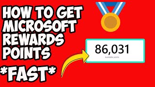 how to get microsoft rewards points fast 2024 tutorial (unlimited microsoft reward points)