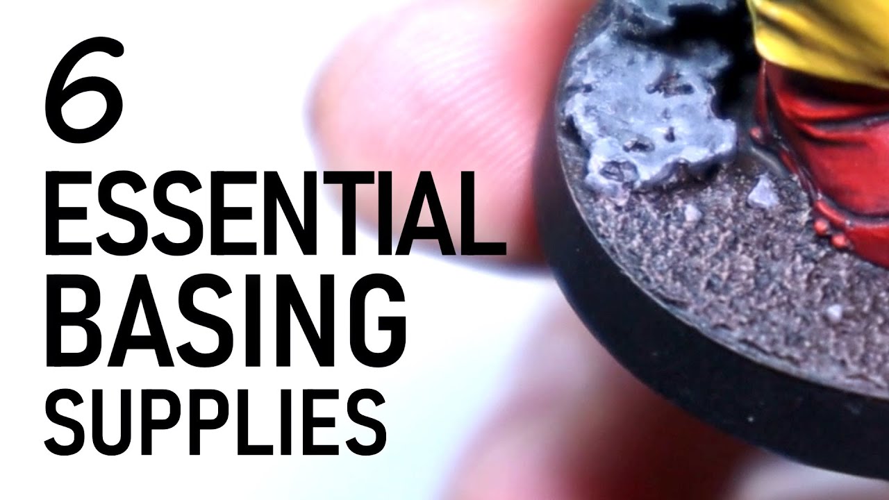 6 ESSENTIAL Miniature Basing Supplies, and How to Use Them! 