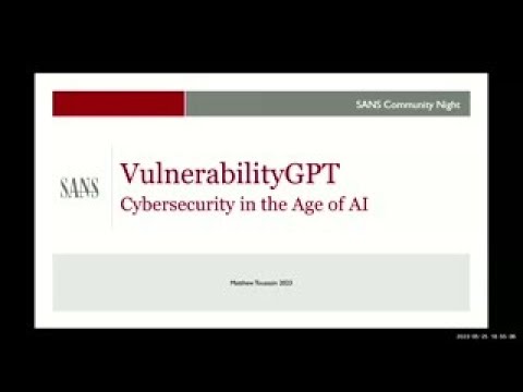VulnerabilityGPT: Cybersecurity in the Age of LLM and AI
